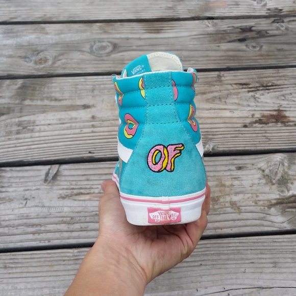 Men Vans Off the Wall Odd Future x Sk8-Hi Donut Shoes Sneakers Tyler the Creator - Picture 6 of 8